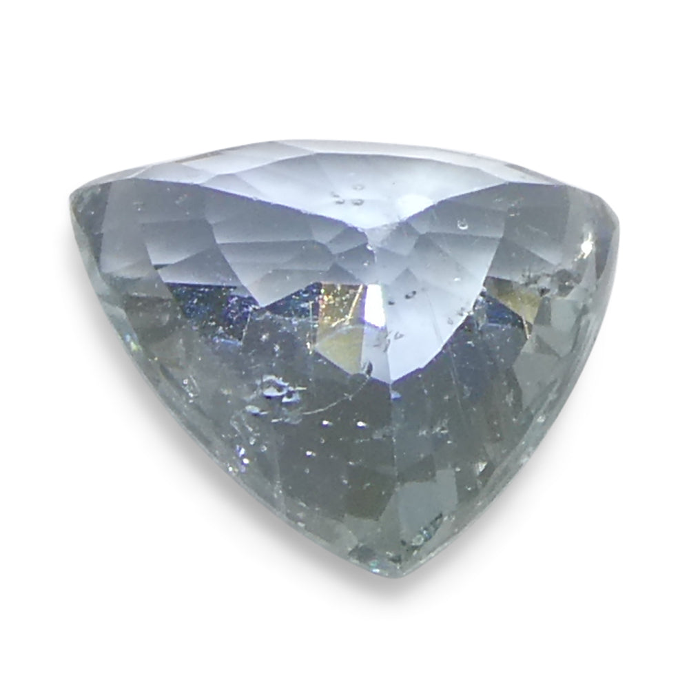 1.41ct Trillion Blue Teal Sapphire from Tanzania, Unheated - Skyjems Wholesale Gemstones