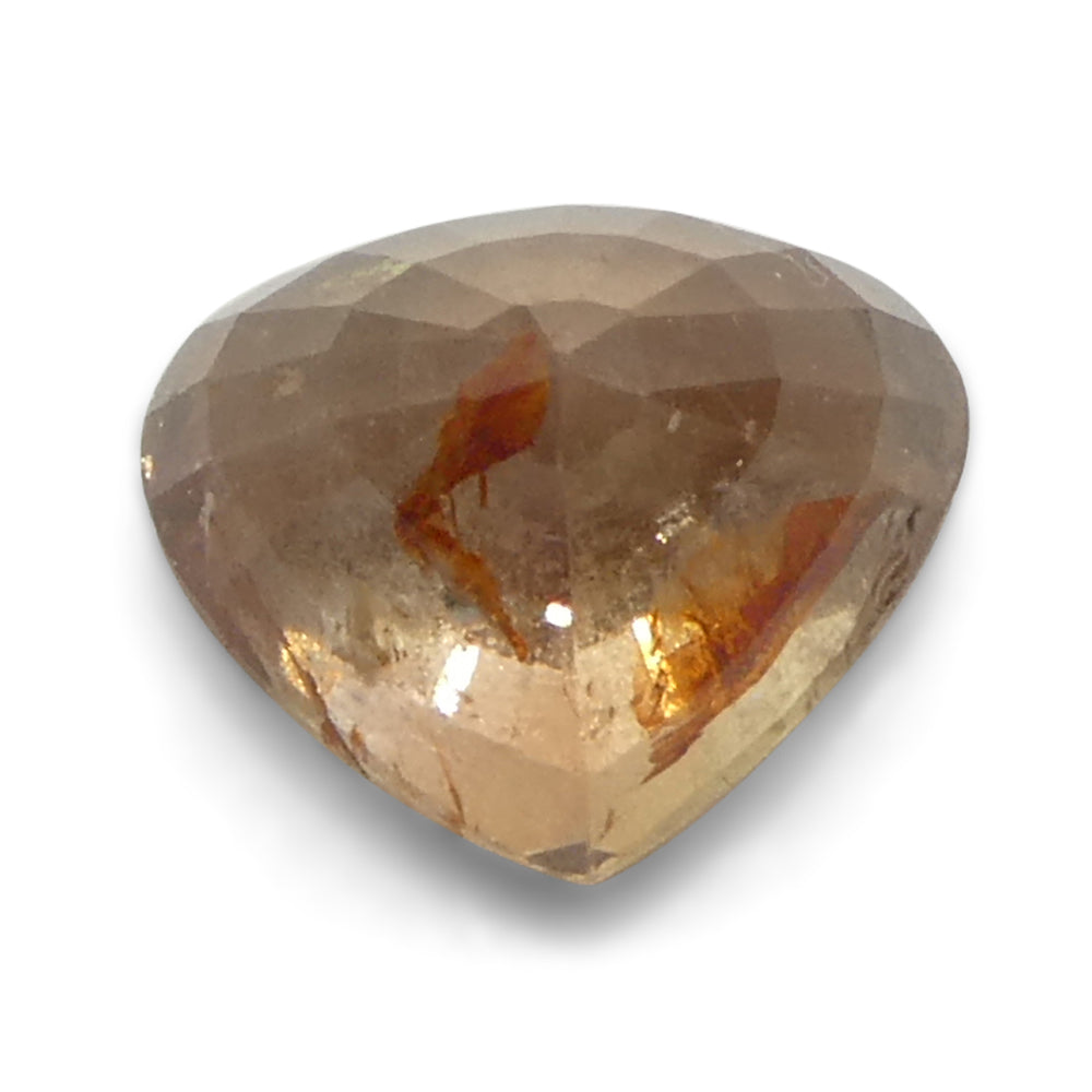 1.85ct Pear Pinkish-Orange Sapphire from Tanzania, Unheated - Skyjems Wholesale Gemstones