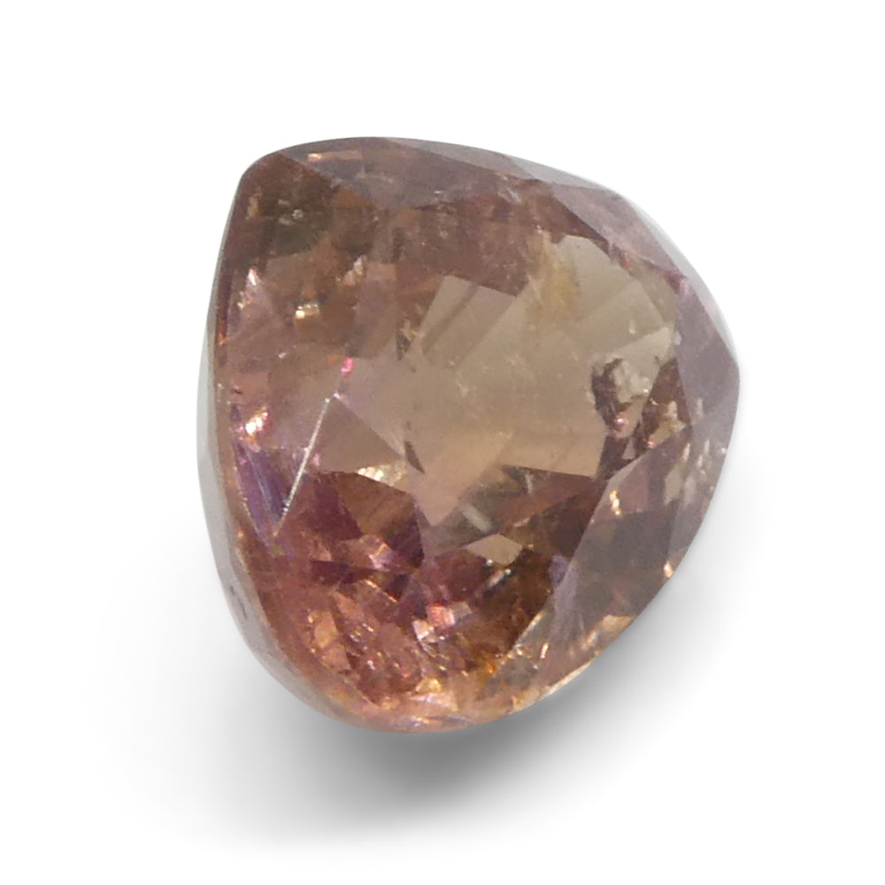 1.38ct Pear Orangy-Pink Padparadscha Sapphire from Tanzania, Unheated - Skyjems Wholesale Gemstones