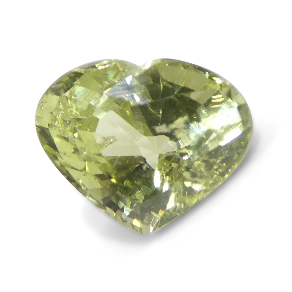 2.02ct Heart Yellow Sapphire from Tanzania - Skyjems Wholesale Gemstones