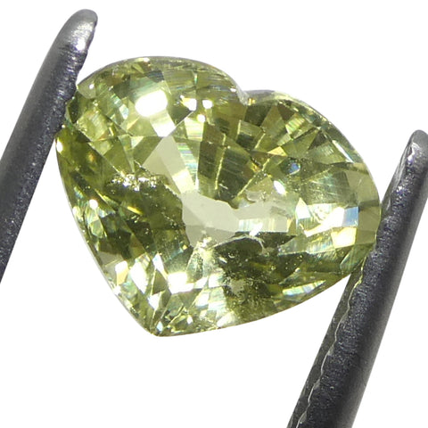 2.02ct Heart Yellow Sapphire from Tanzania