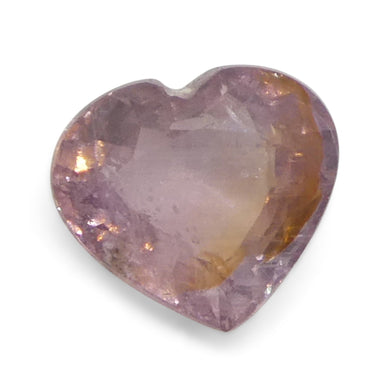 Sapphire 1.05 cts 6.50 x 5.90 x 3.29 mm Heart Slightly Orangey-Pink  $840