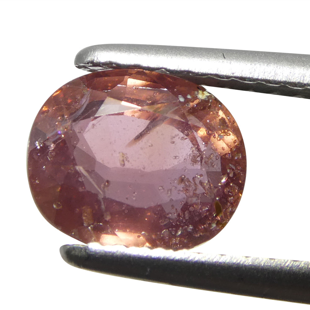 1.85ct Cushion Pink Sapphire from Tanzania Unheated - Skyjems Wholesale Gemstones