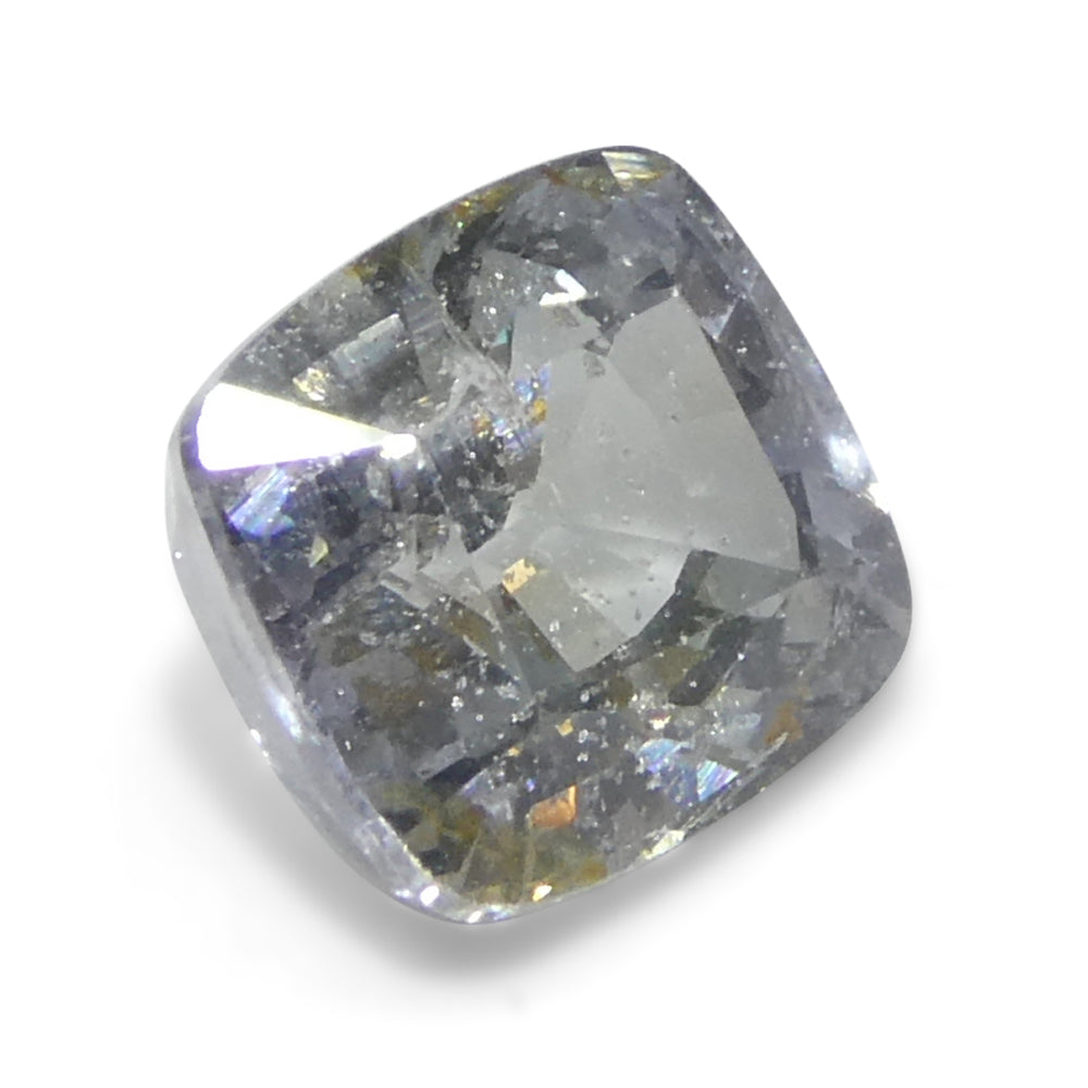 2.17ct Cushion Icy Blue Sapphire from Tanzania Unheated - Skyjems Wholesale Gemstones