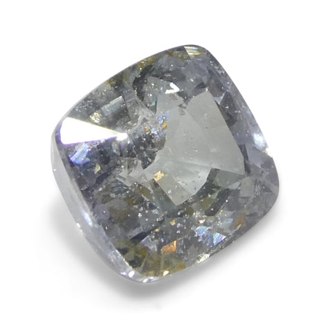 2.17ct Cushion Icy Blue Sapphire from Tanzania Unheated