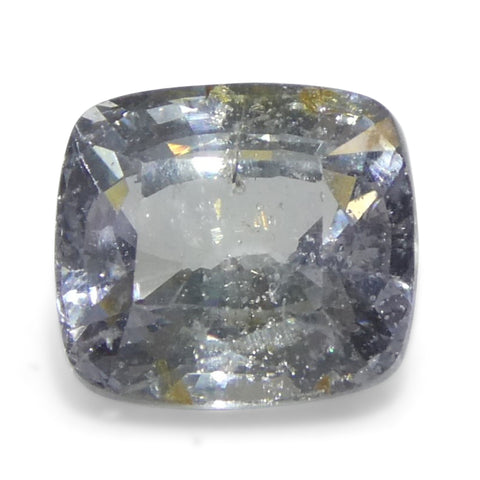 2.17ct Cushion Icy Blue Sapphire from Tanzania Unheated