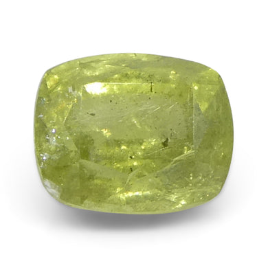 Sapphire 1.57 cts 6.59 x 5.48 x 4.36 mm   Cushion Greenish-Yellow  $950