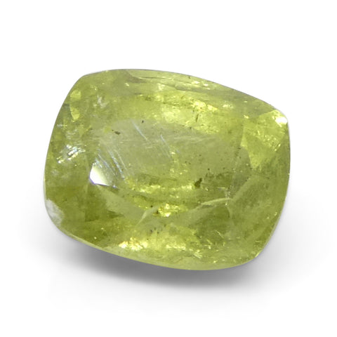 1.57ct Cushion Yellow Sapphire from Tanzania