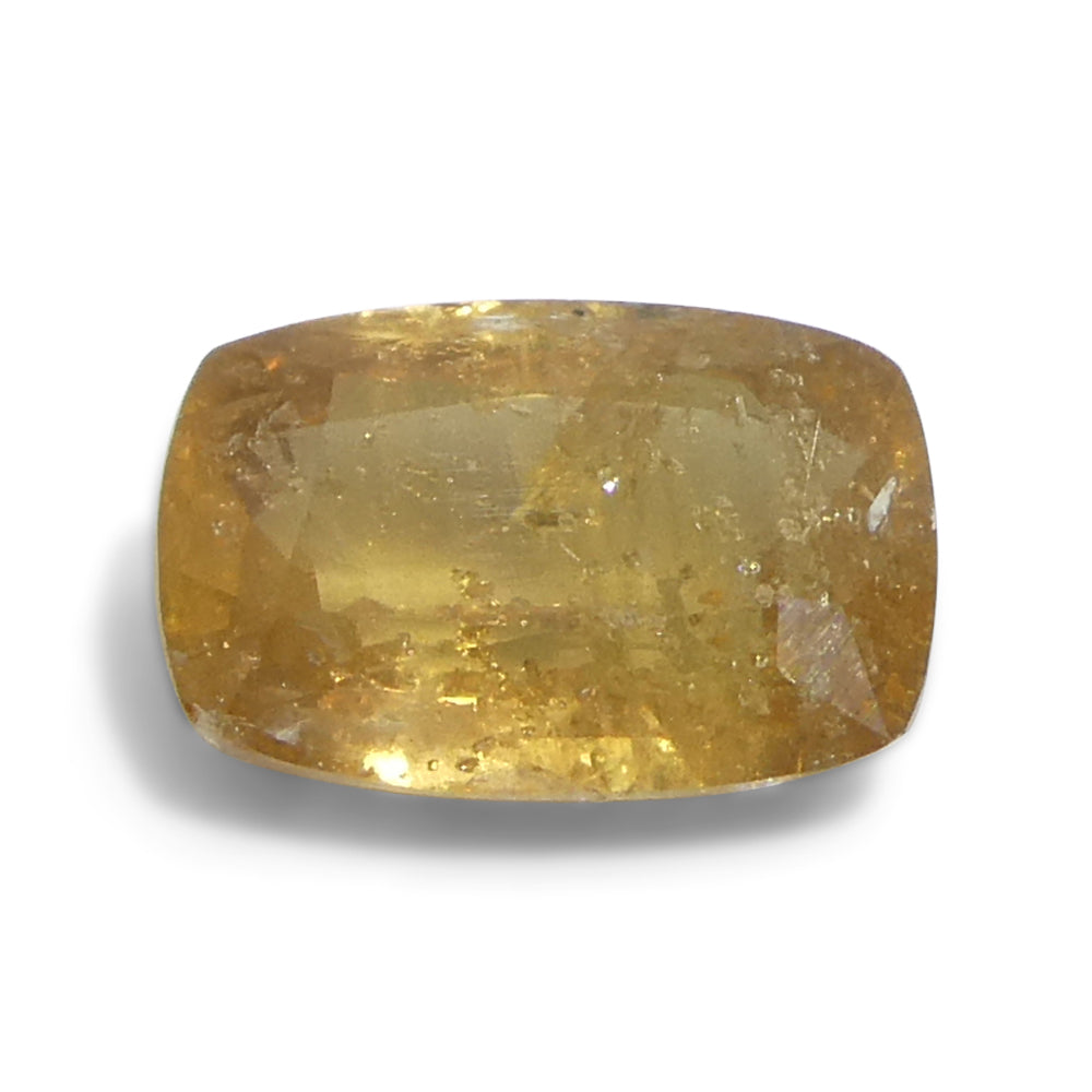 2.53ct Tanzanian Orange Sapphire, cushion-cut gemstone from SkyJems' premium colored stone collection