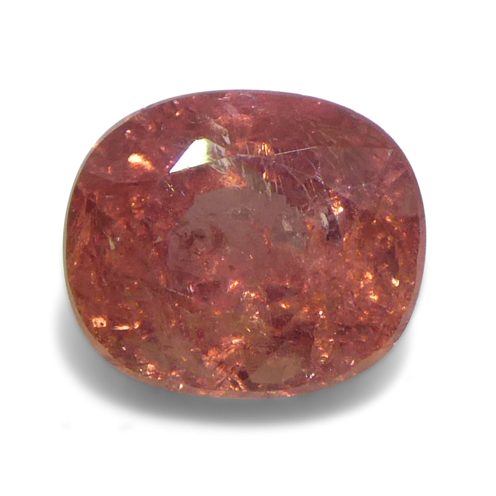 Sapphire 1.31 cts 6.42 x 5.55 x 4.04 mm Cushion Orangy-Pink  $790