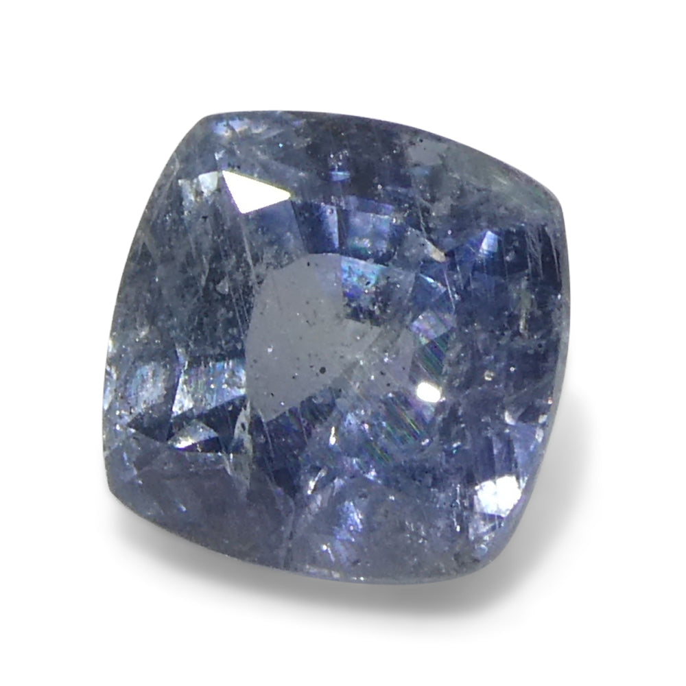 2.46ct Tanzanian Blue Sapphire Cushion Cut, Unheated Gem from SkyJems Premium Gemstone Collection