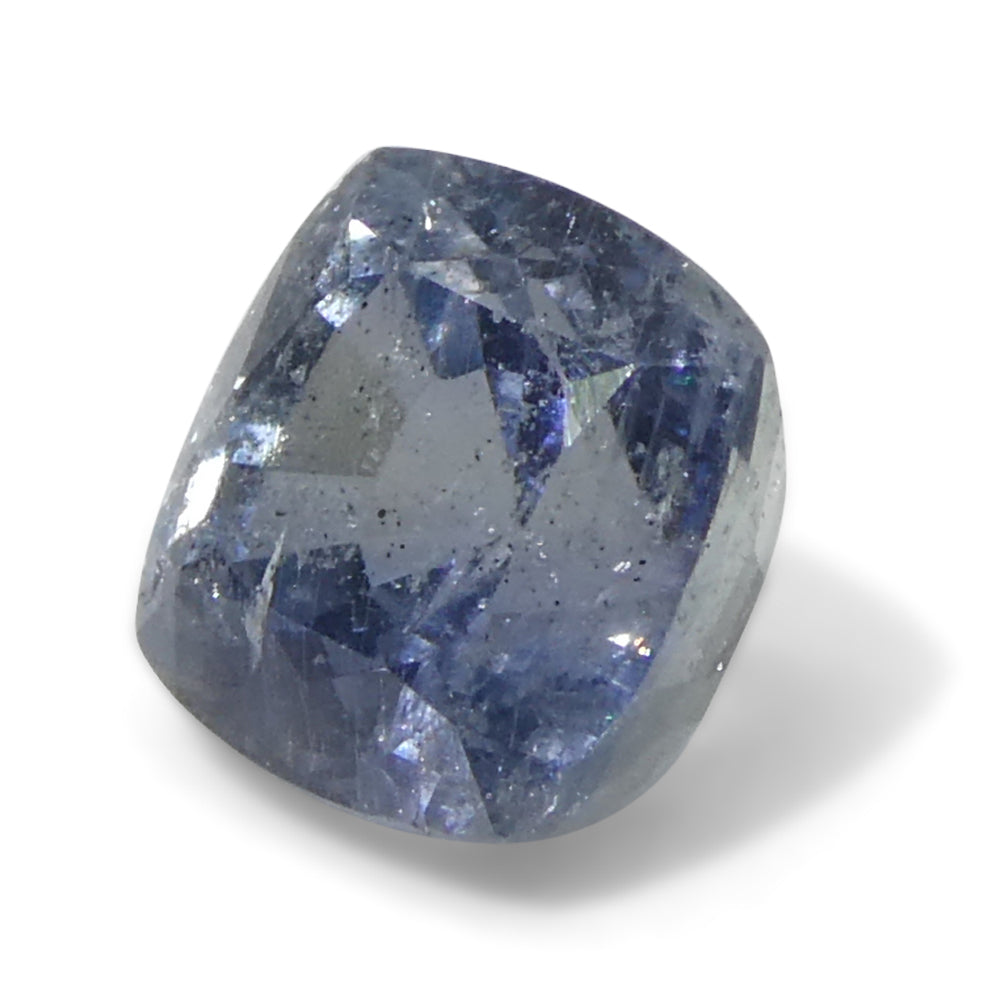 2.46ct Cushion Blue Sapphire from Tanzania Unheated - Skyjems Wholesale Gemstones