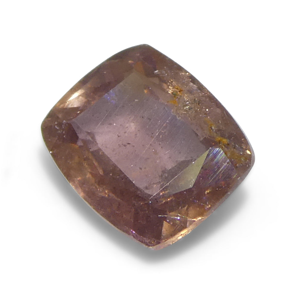 1.34ct Cushion Pink-Orange Padparadscha Sapphire from Tanzania - Skyjems Wholesale Gemstones