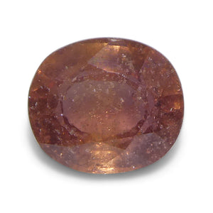 Sapphire 1.4 cts 6.68 x 5.81 x 3.66 mm Cushion Orangey Pink  $840