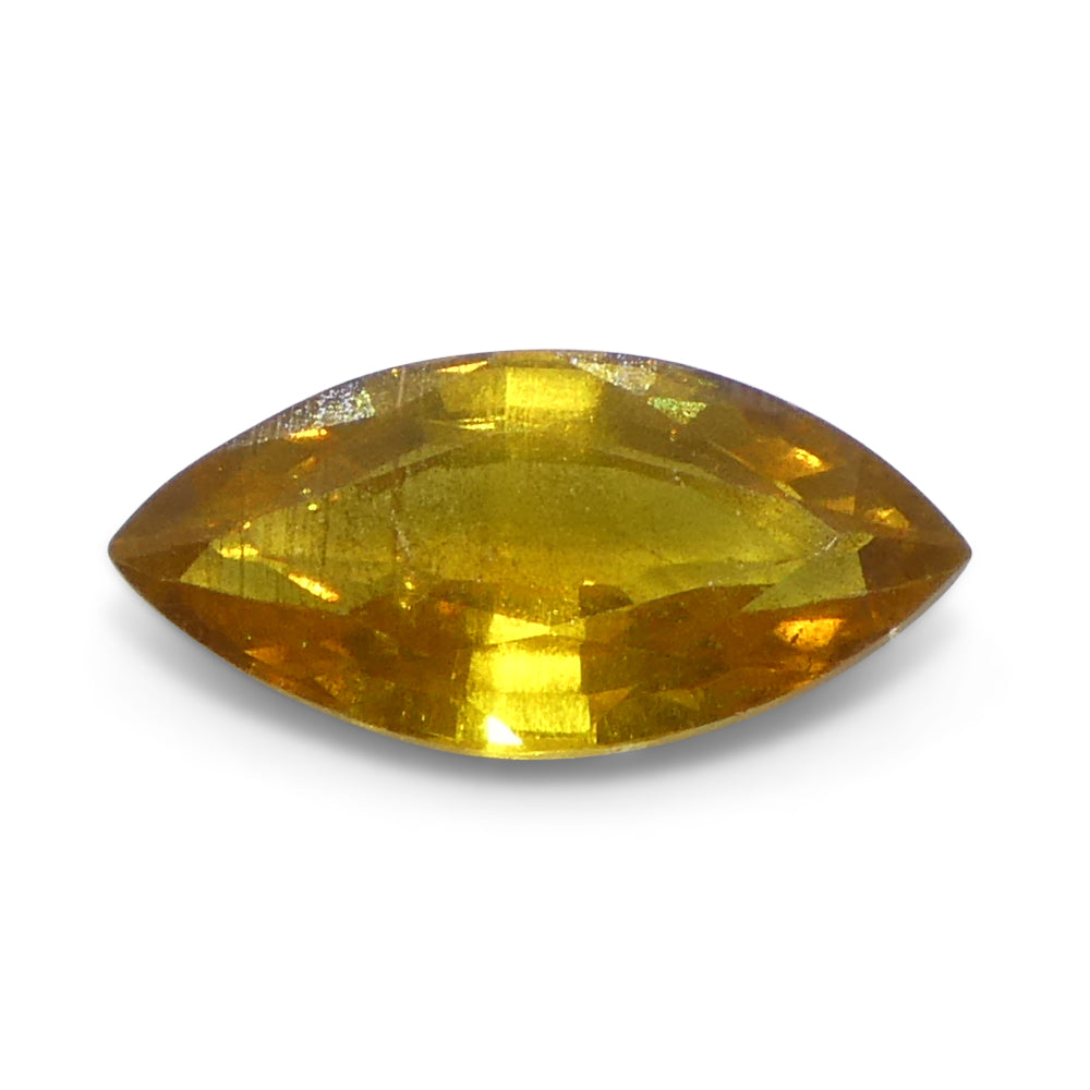 Sapphire 1.6 cts 10.88 x 5.23 x 3.33 mm Marquise Orangy-Yellow  $960