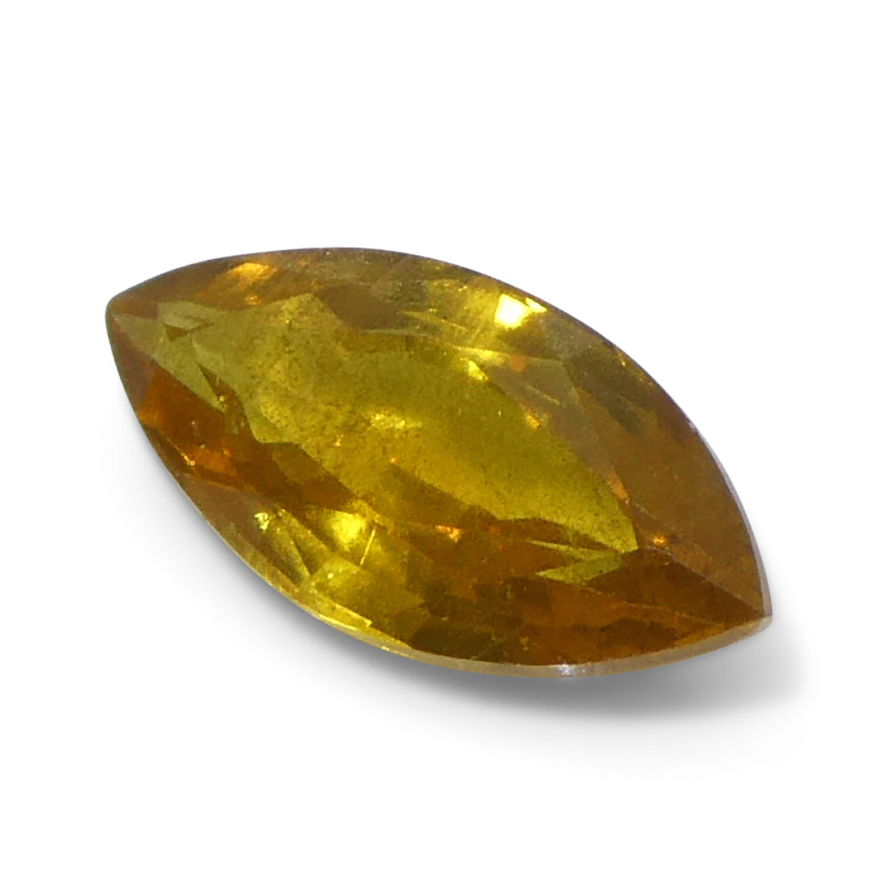 1.6ct Marquise Yellow Sapphire from Tanzania Unheated - Skyjems Wholesale Gemstones