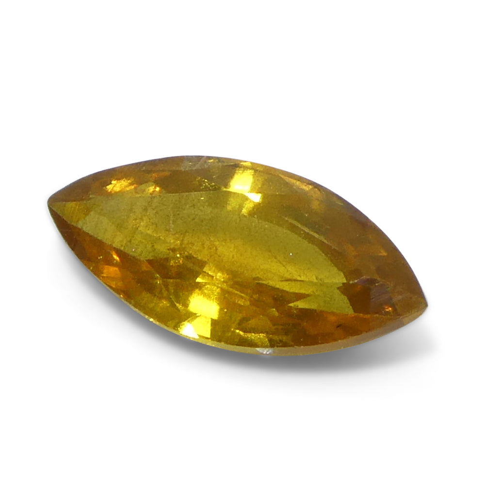 1.6ct Marquise Yellow Sapphire from Tanzania Unheated - Skyjems Wholesale Gemstones