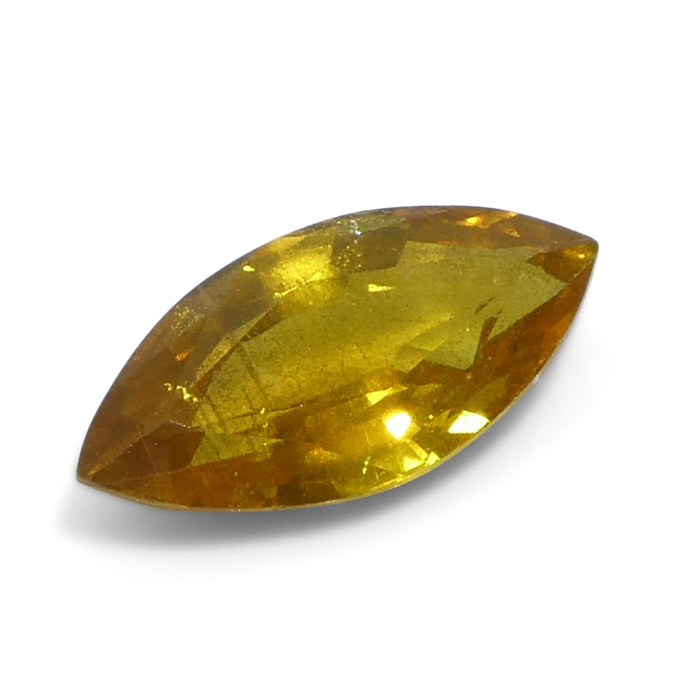 1.6ct Marquise Yellow Sapphire from Tanzania Unheated - Skyjems Wholesale Gemstones