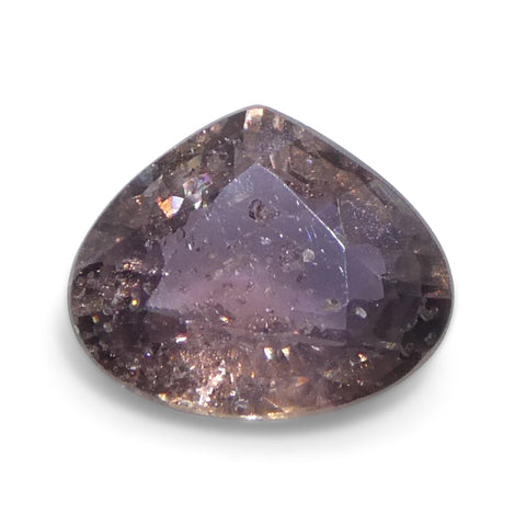 1.1ct Pear Purplish Pink Sapphire from Tanzania Unheated