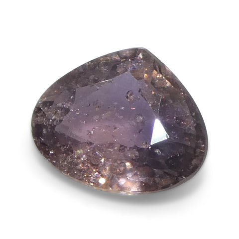 1.1ct Pear Purplish Pink Sapphire from Tanzania Unheated