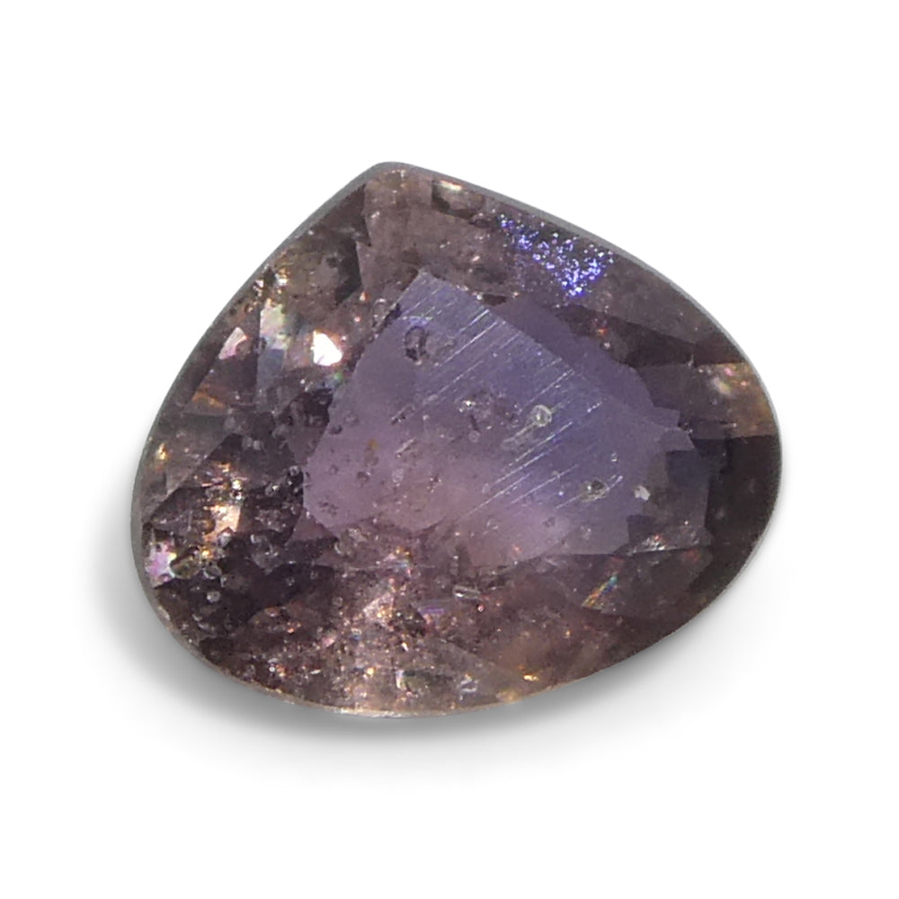 1.1ct Pear Purplish Pink Sapphire from Tanzania Unheated - Skyjems Wholesale Gemstones