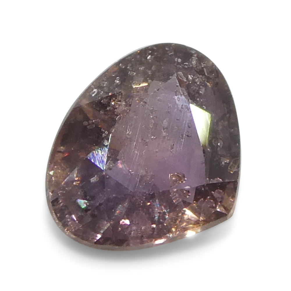 1.1ct Pear Purplish Pink Sapphire from Tanzania Unheated - Skyjems Wholesale Gemstones