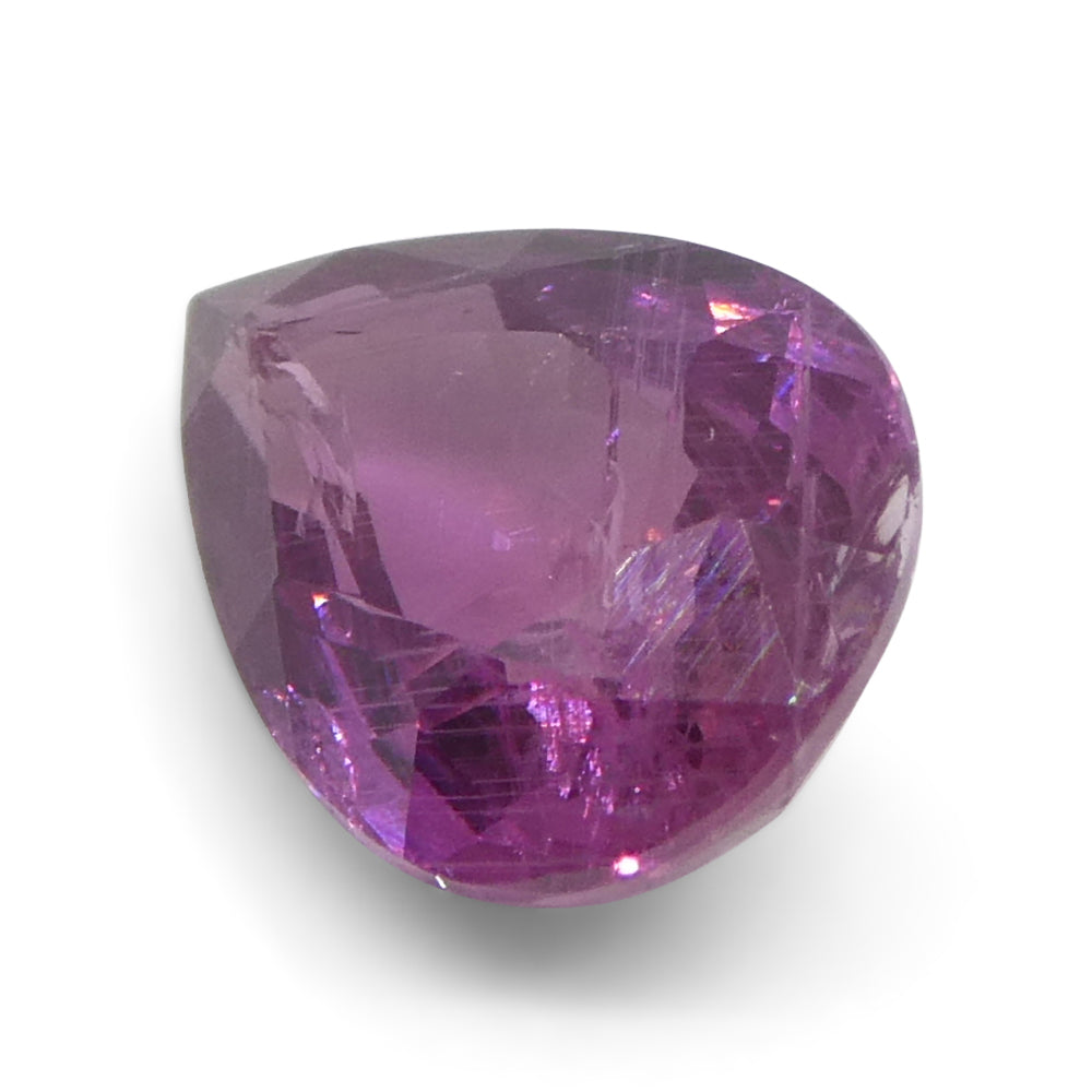 1.13ct Pear Pink Sapphire from Tanzania Unheated - Skyjems Wholesale Gemstones