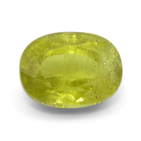 1.58ct Cushion Yellow Sapphire from Tanzania