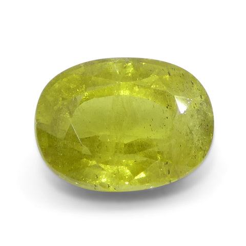 1.58ct Cushion Yellow Sapphire from Tanzania