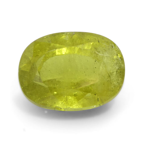 1.58ct Cushion Yellow Sapphire from Tanzania