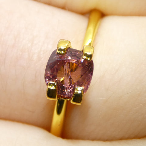 1.23ct Cushion Pink Sapphire from Tanzania Unheated