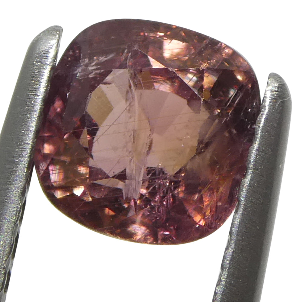 1.23ct Cushion Pink Sapphire from Tanzania Unheated - Skyjems Wholesale Gemstones