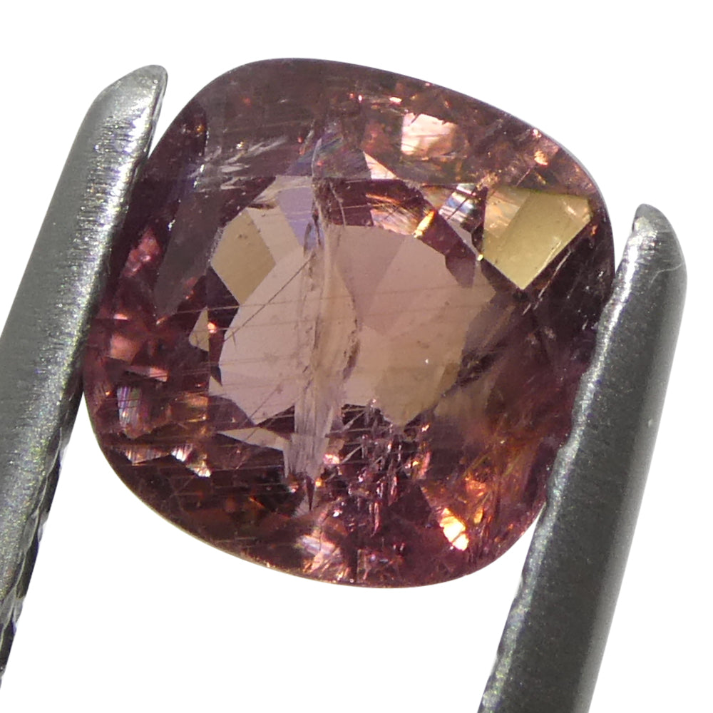 1.23ct Cushion Pink Sapphire from Tanzania Unheated - Skyjems Wholesale Gemstones