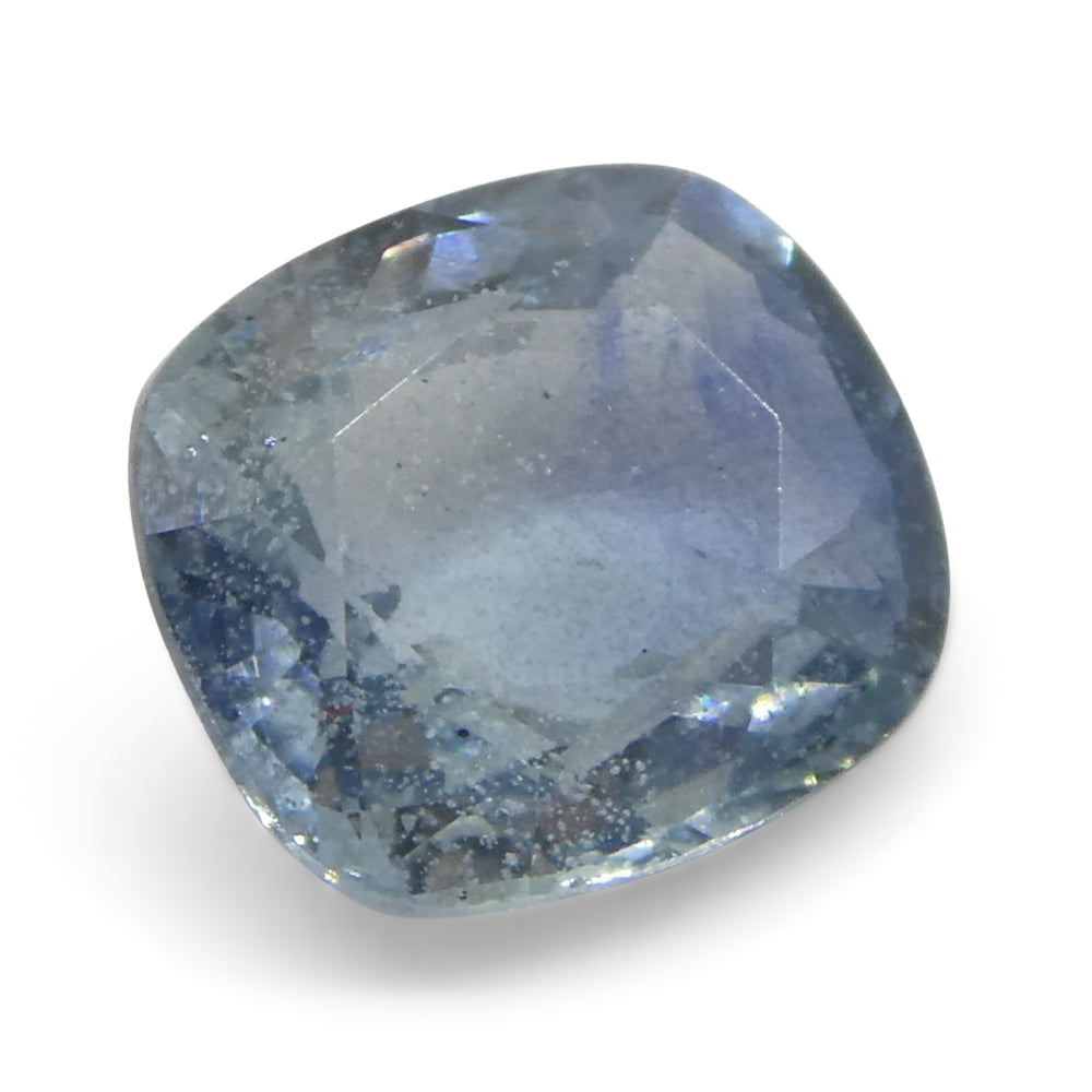 1.25ct Tanzanian Blue Sapphire, cushion-cut gemstone from SkyJems' premium colored stone collection