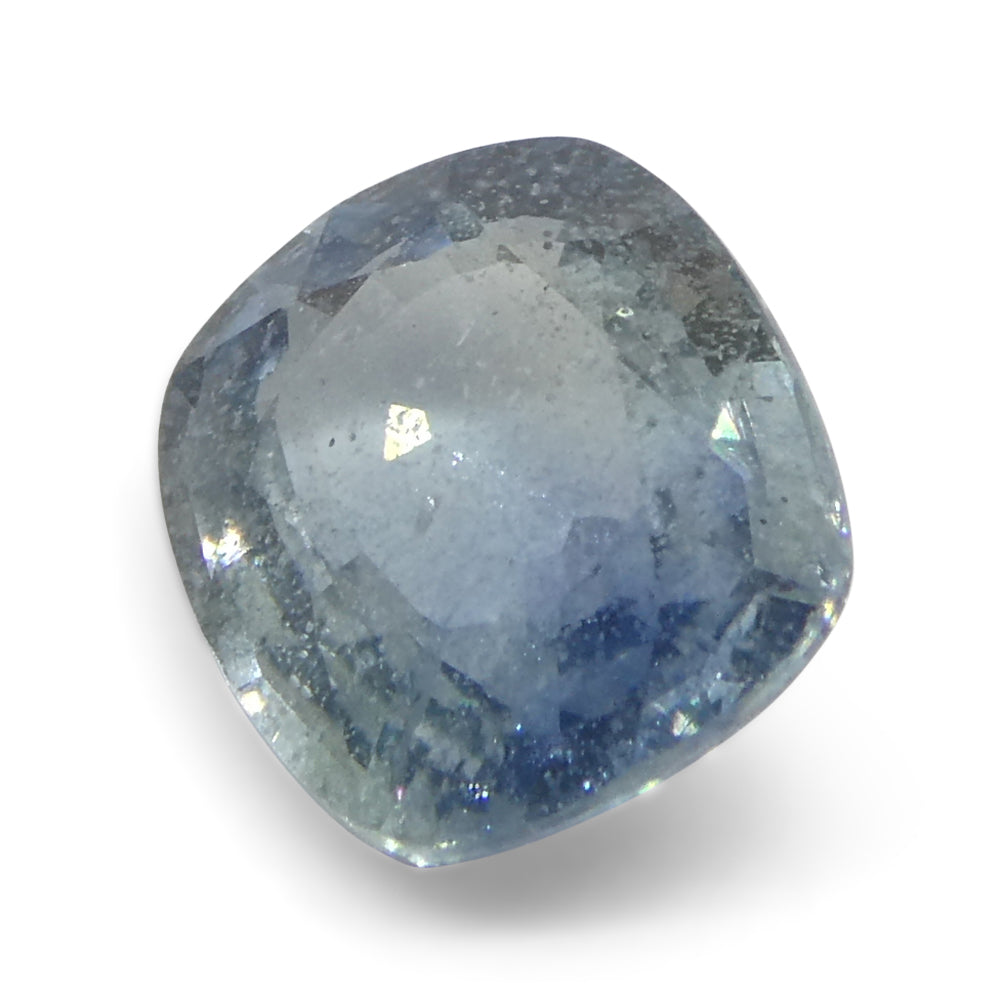 1.25ct Tanzanian Blue Sapphire Cushion Cut, Corundum Gemstone from SkyJems' Premium Colored Stone Collection