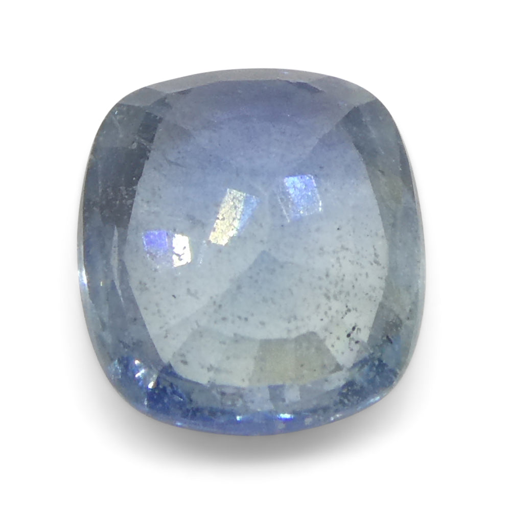 1.25ct Tanzanian Blue Sapphire, cushion-cut gemstone from SkyJems' premium single-stone collection, rich blue corundum