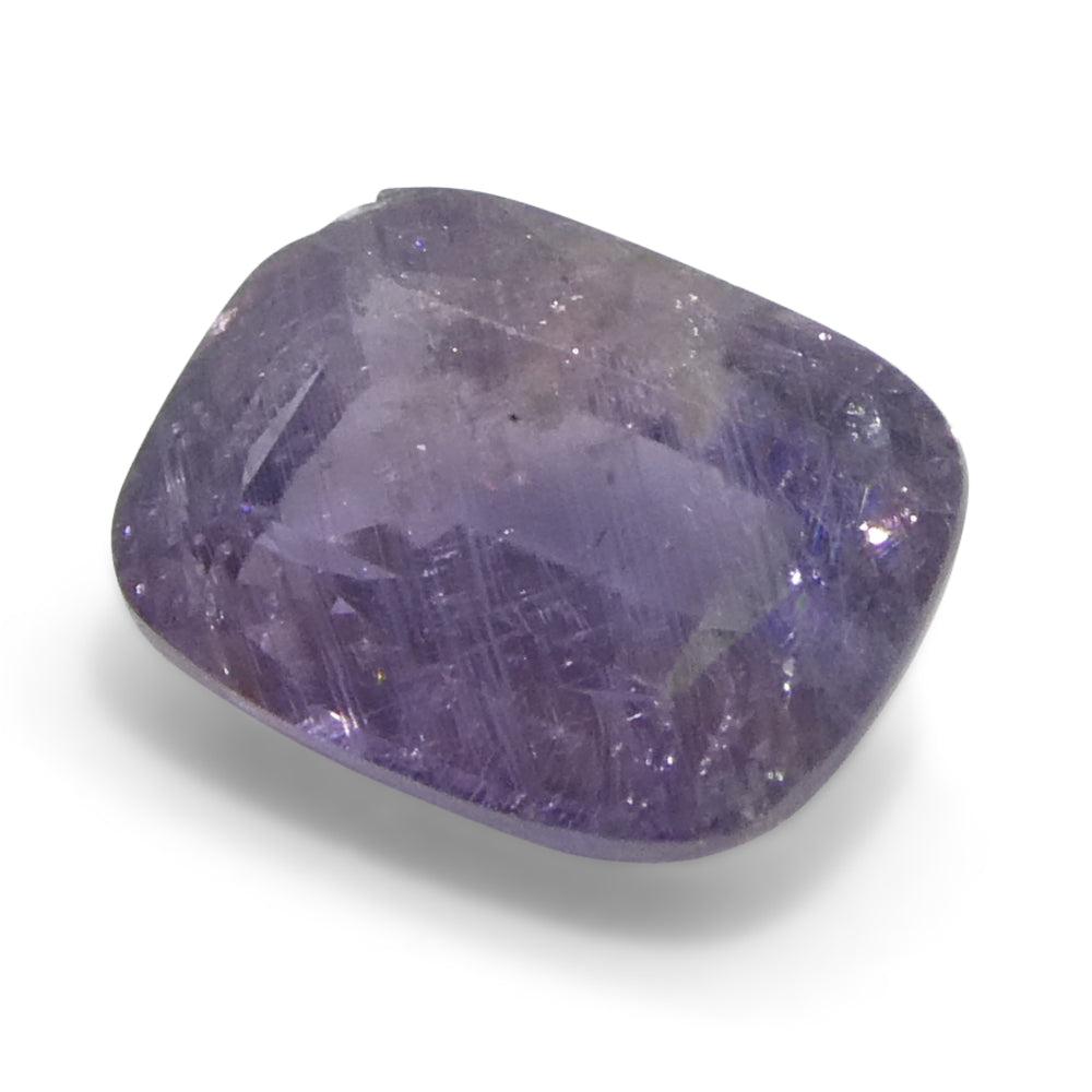 1.45ct Cushion Purple Sapphire from Tanzania Unheated - Skyjems Wholesale Gemstones