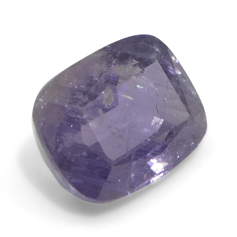 1.45ct Cushion Purple Sapphire from Tanzania Unheated - Skyjems Wholesale Gemstones