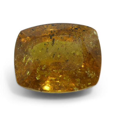 4.84ct Cushion Orange Sapphire from Tanzania Unheated