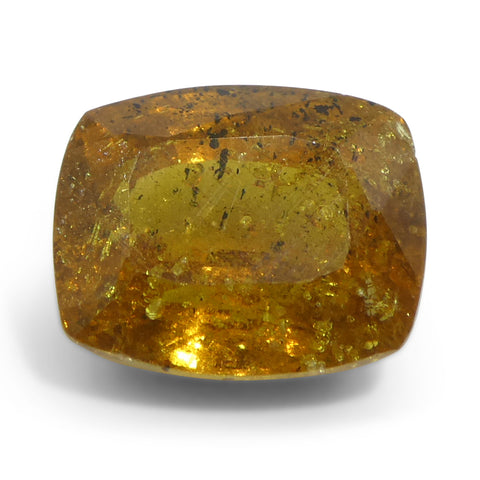 4.84ct Cushion Orange Sapphire from Tanzania Unheated