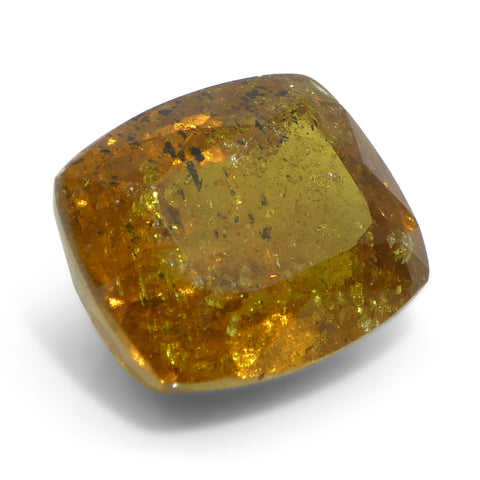 4.84ct Cushion Orange Sapphire from Tanzania Unheated