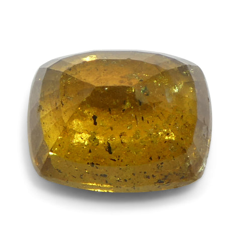 4.84ct Cushion Orange Sapphire from Tanzania Unheated