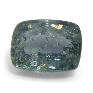 1.63ct Cushion Teal Blue Sapphire from Tanzania Unheated - Skyjems Wholesale Gemstones