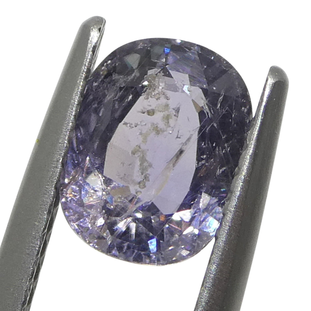 1.82ct Cushion Purple Sapphire from Tanzania Unheated - Skyjems Wholesale Gemstones