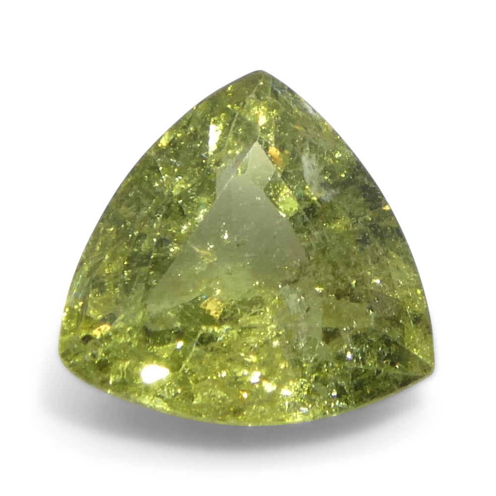 1.41ct Trillion Green Sapphire from Tanzania Unheated - Skyjems Wholesale Gemstones