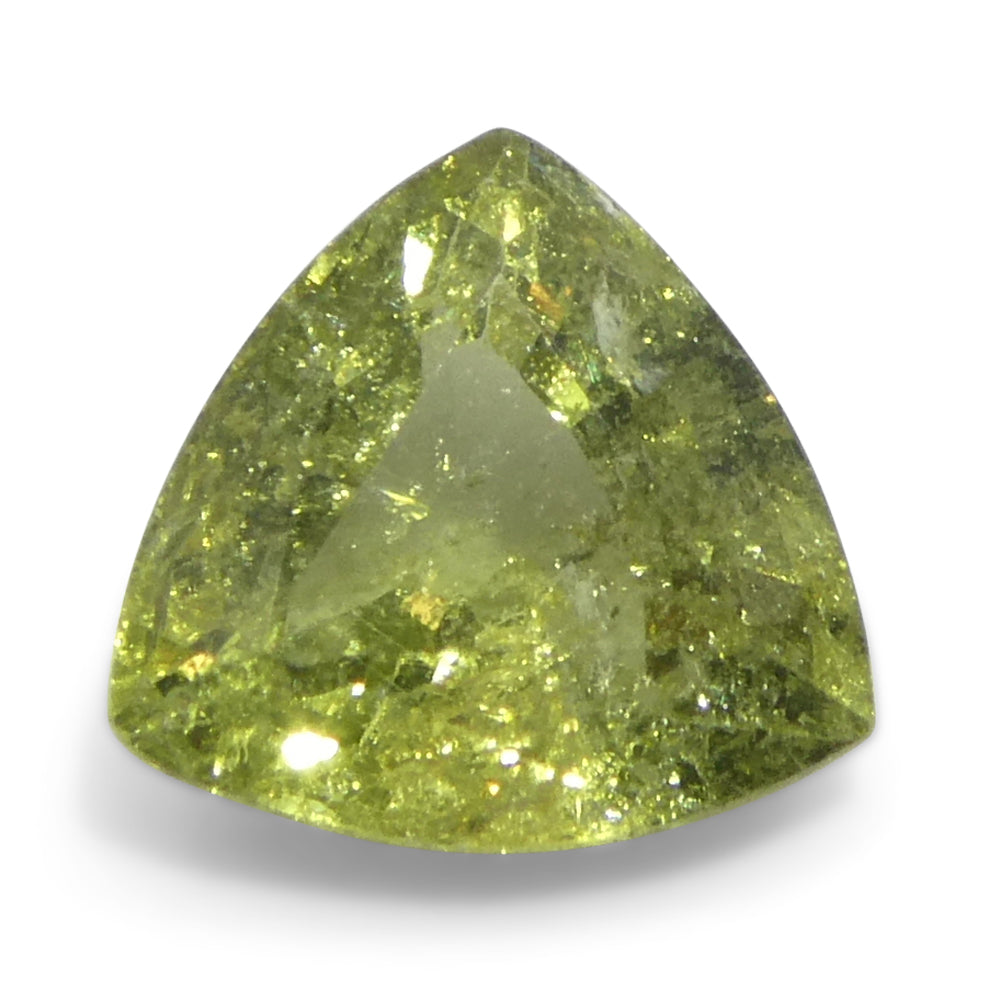 1.41ct Trillion Green Sapphire from Tanzania Unheated - Skyjems Wholesale Gemstones