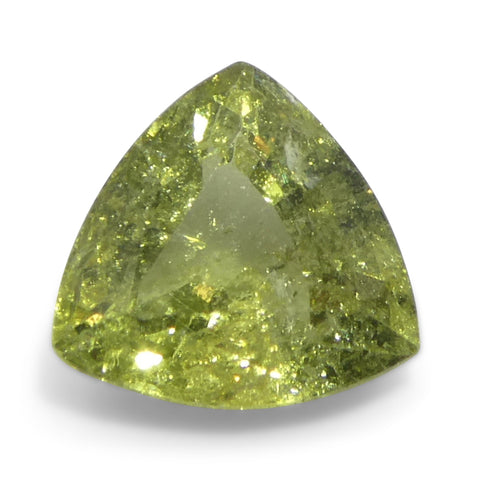 1.41ct Trillion Green Sapphire from Tanzania Unheated