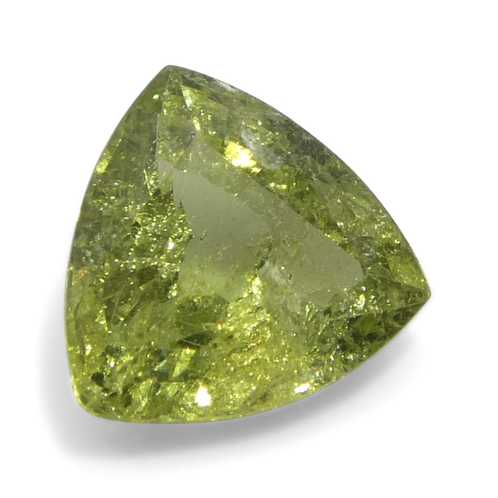 1.41ct Trillion Green Sapphire from Tanzania Unheated - Skyjems Wholesale Gemstones