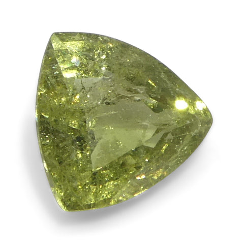 1.41ct Trillion Green Sapphire from Tanzania Unheated