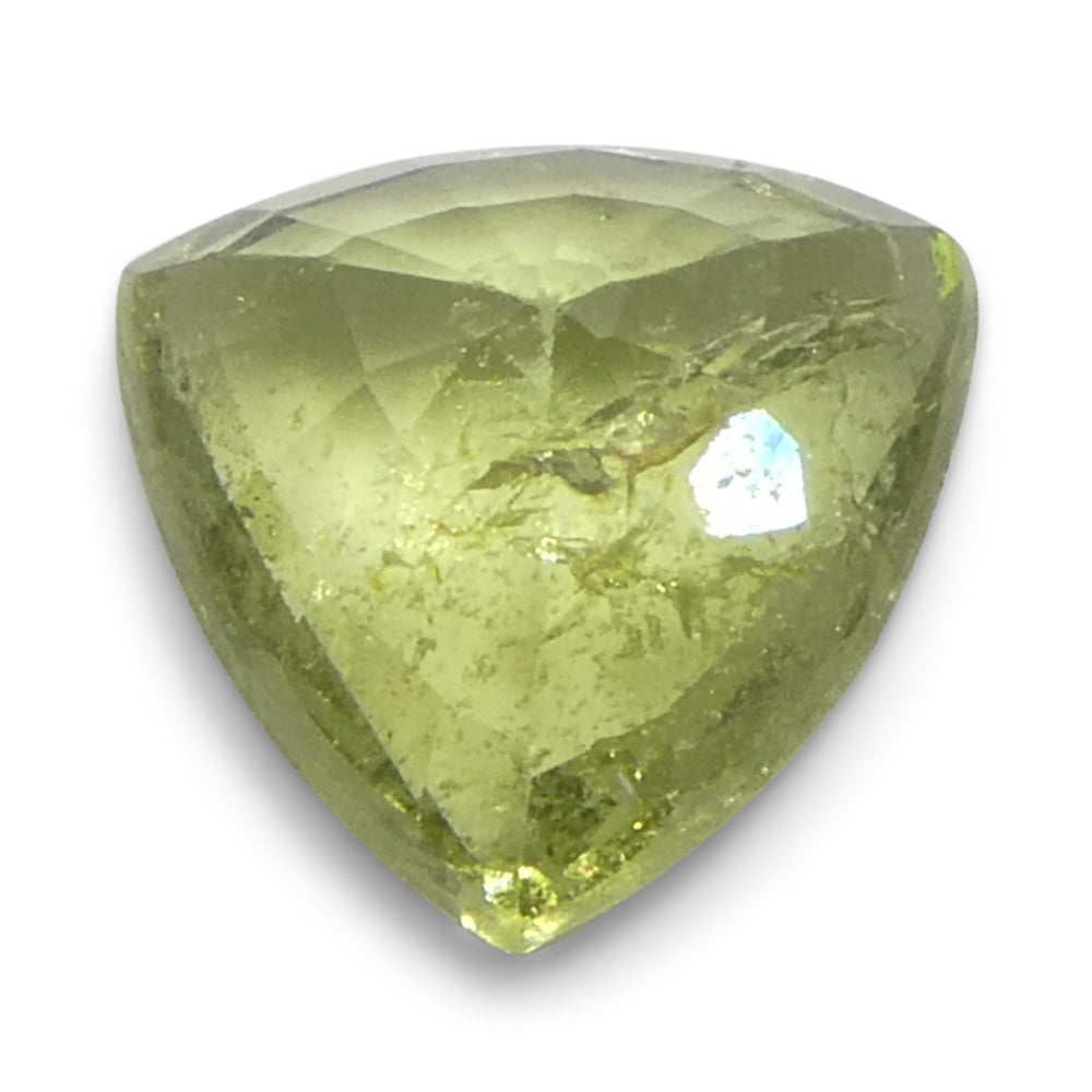 1.41ct Trillion Green Sapphire from Tanzania Unheated - Skyjems Wholesale Gemstones